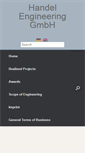 Mobile Screenshot of handelengineering.com